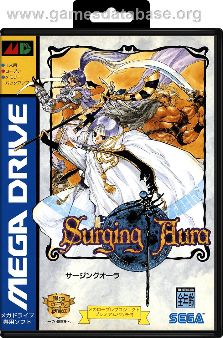 Surging Aura - Sega Genesis - Artwork - Box