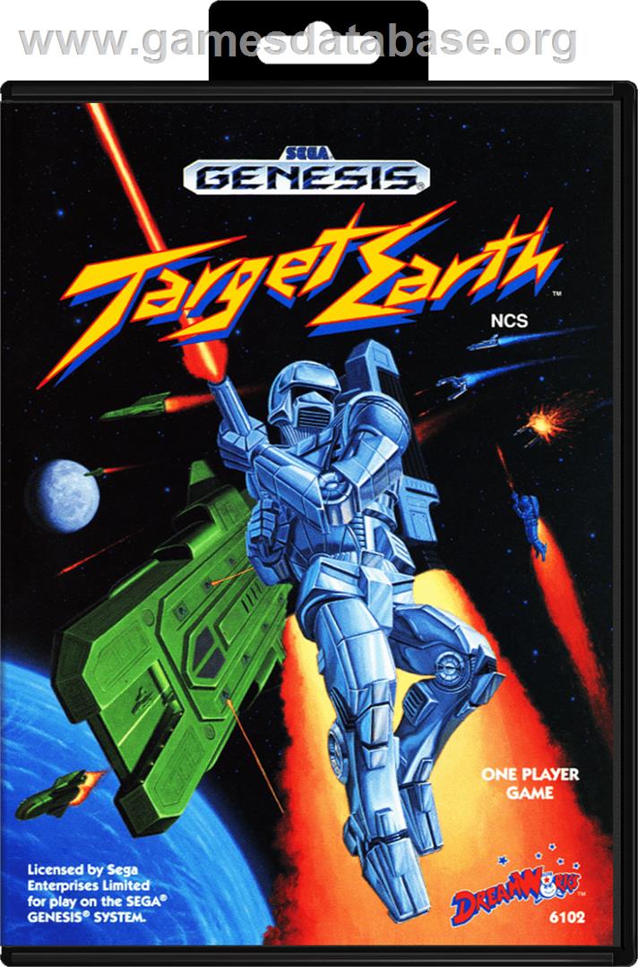 Target Earth - Sega Genesis - Artwork - Box