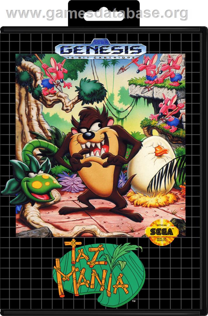 Taz-Mania - Sega Genesis - Artwork - Box