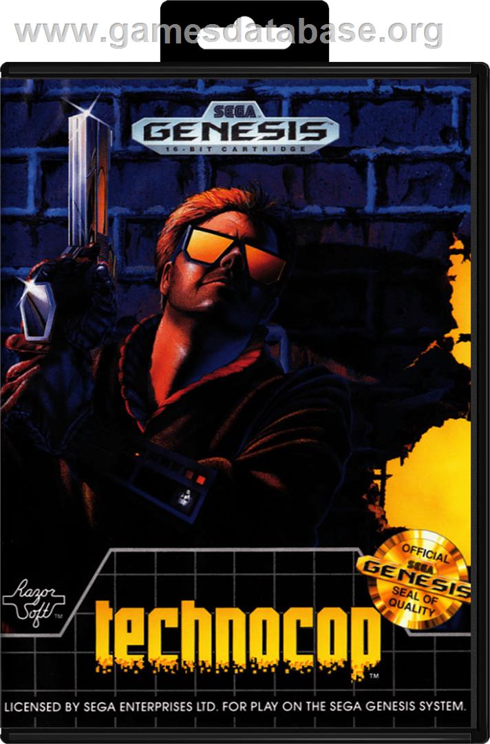 Techno Cop - Sega Genesis - Artwork - Box