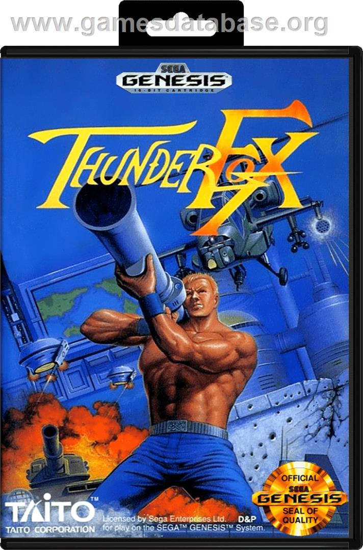 Thunder Fox - Sega Genesis - Artwork - Box