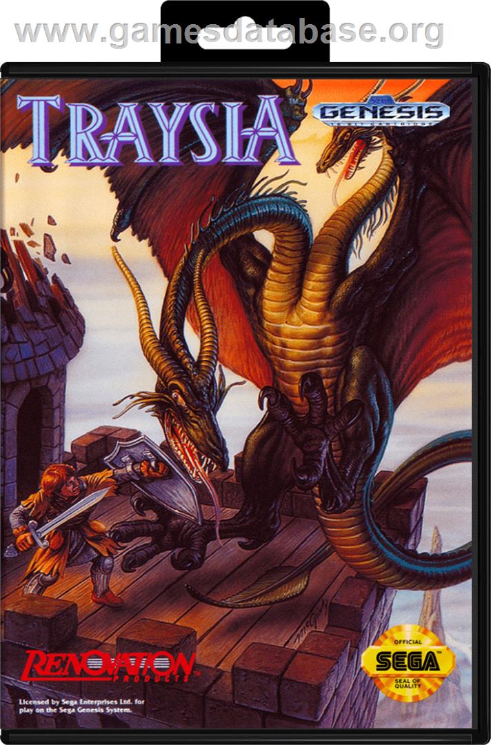 Traysia - Sega Genesis - Artwork - Box