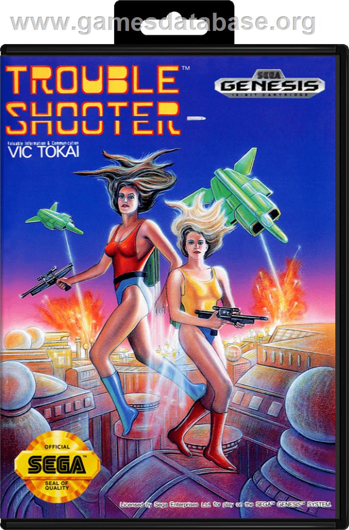Trouble Shooter - Sega Genesis - Artwork - Box