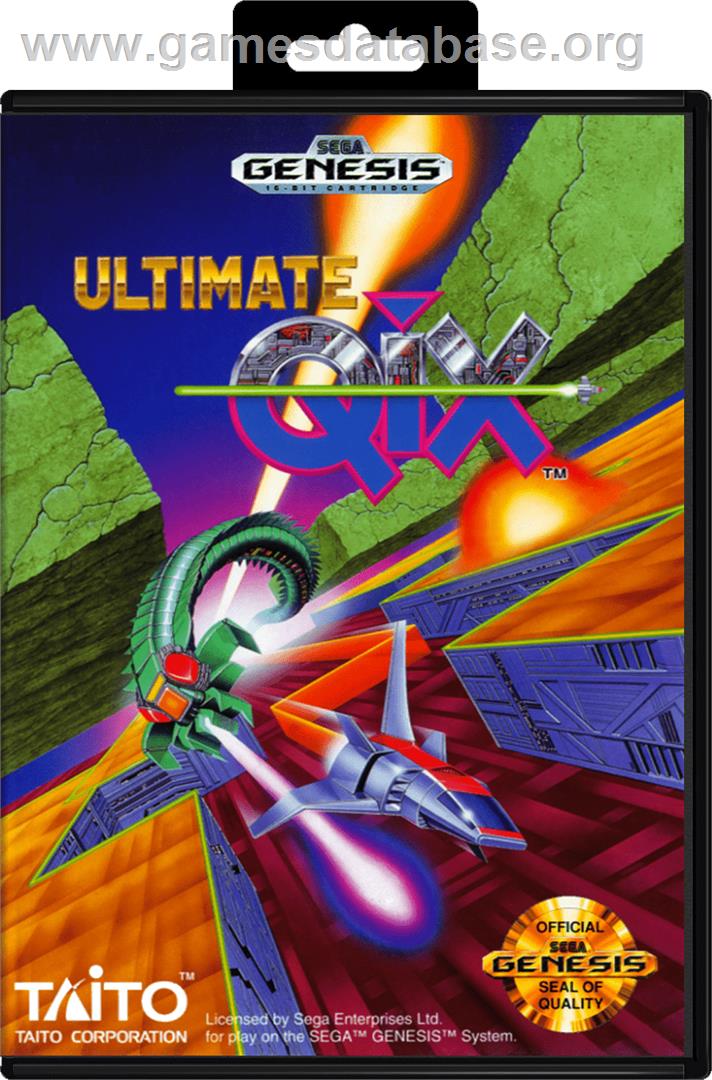 Ultimate Qix - Sega Genesis - Artwork - Box
