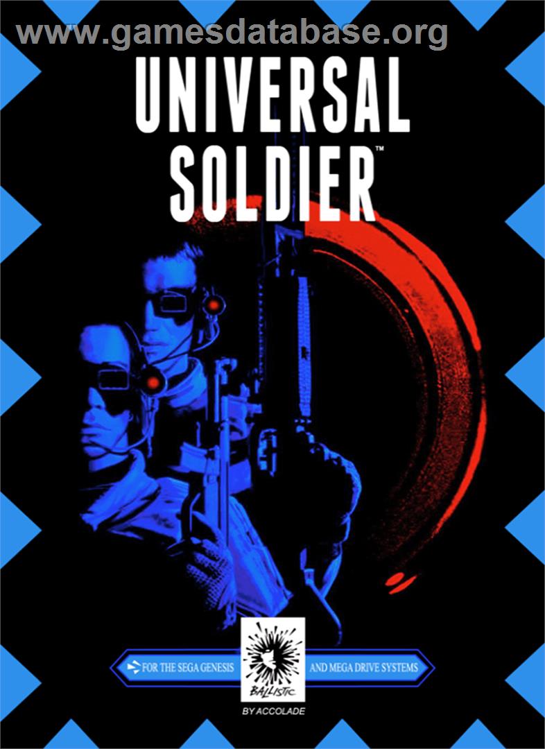 Universal Soldier - Sega Genesis - Artwork - Box