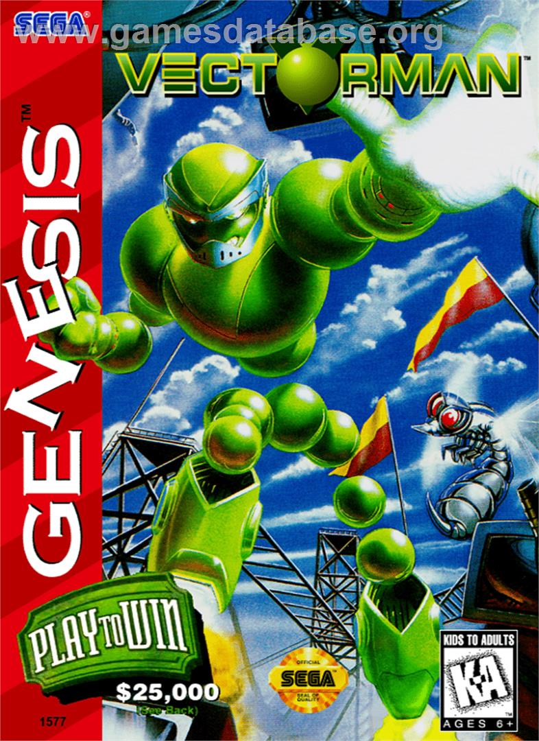 Vectorman - Sega Genesis - Artwork - Box