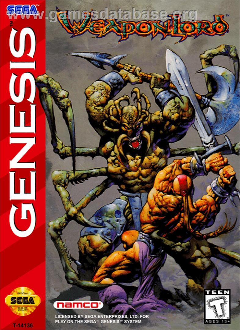 Weaponlord - Sega Genesis - Artwork - Box