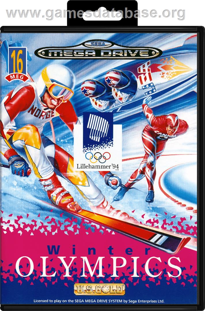 Winter Olympics: Lillehammer '94 - Sega Genesis - Artwork - Box