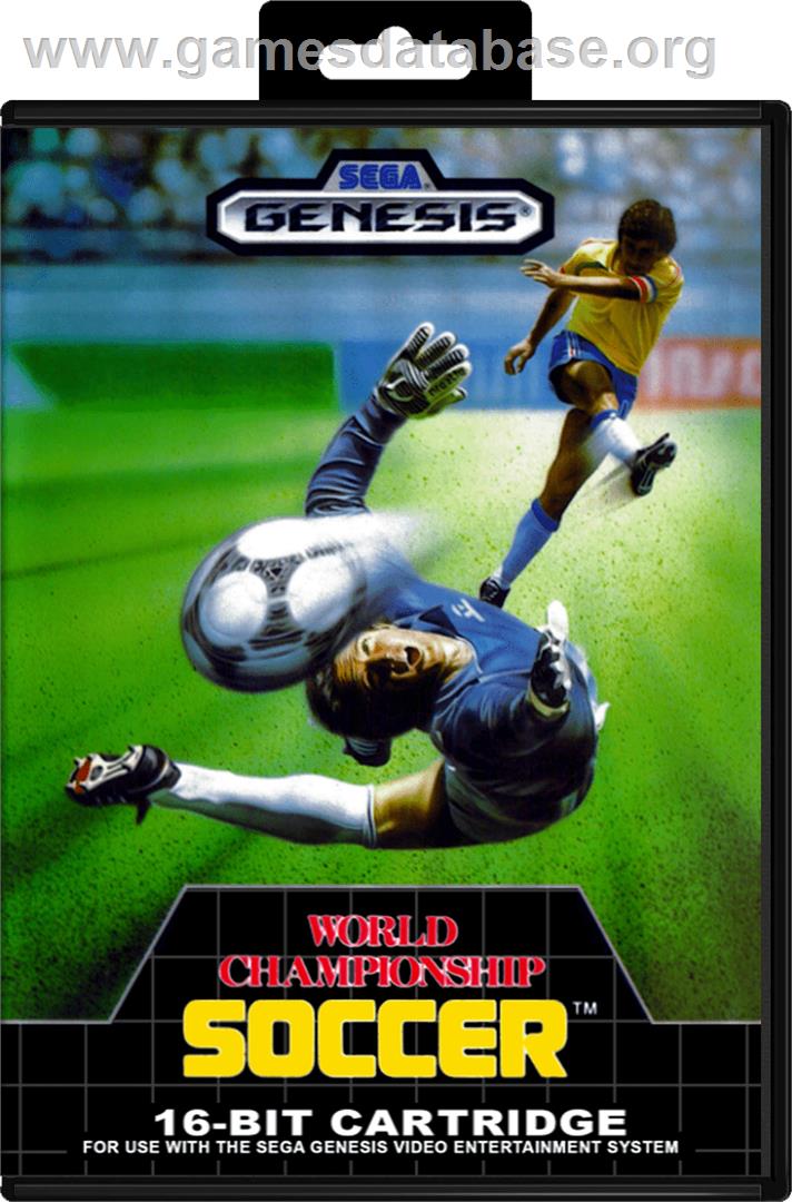World Championship Soccer - Sega Genesis - Artwork - Box