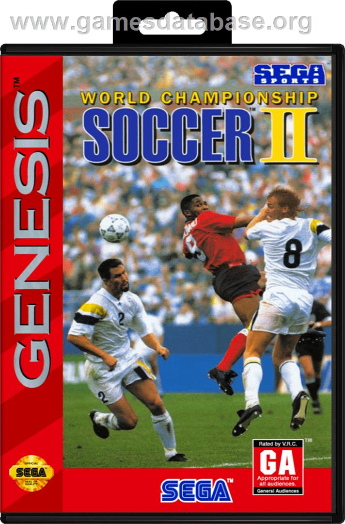 World Championship Soccer 2 - Sega Genesis - Artwork - Box