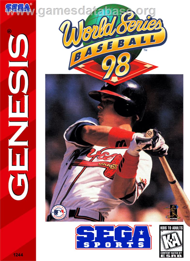 World Series Baseball '98 - Sega Genesis - Artwork - Box
