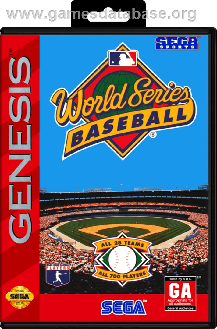 World Series Baseball - Sega Genesis - Artwork - Box