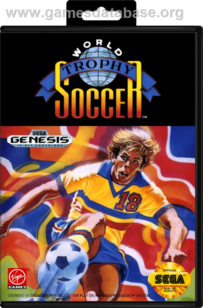 World Trophy Soccer - Sega Genesis - Artwork - Box
