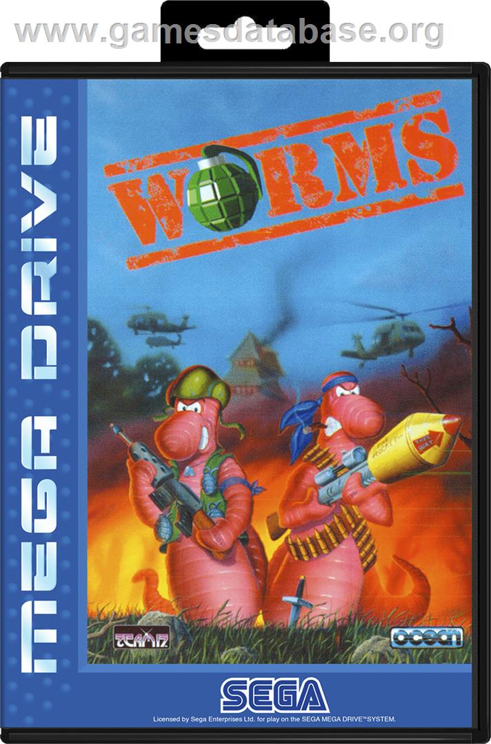 Worms - Sega Genesis - Artwork - Box