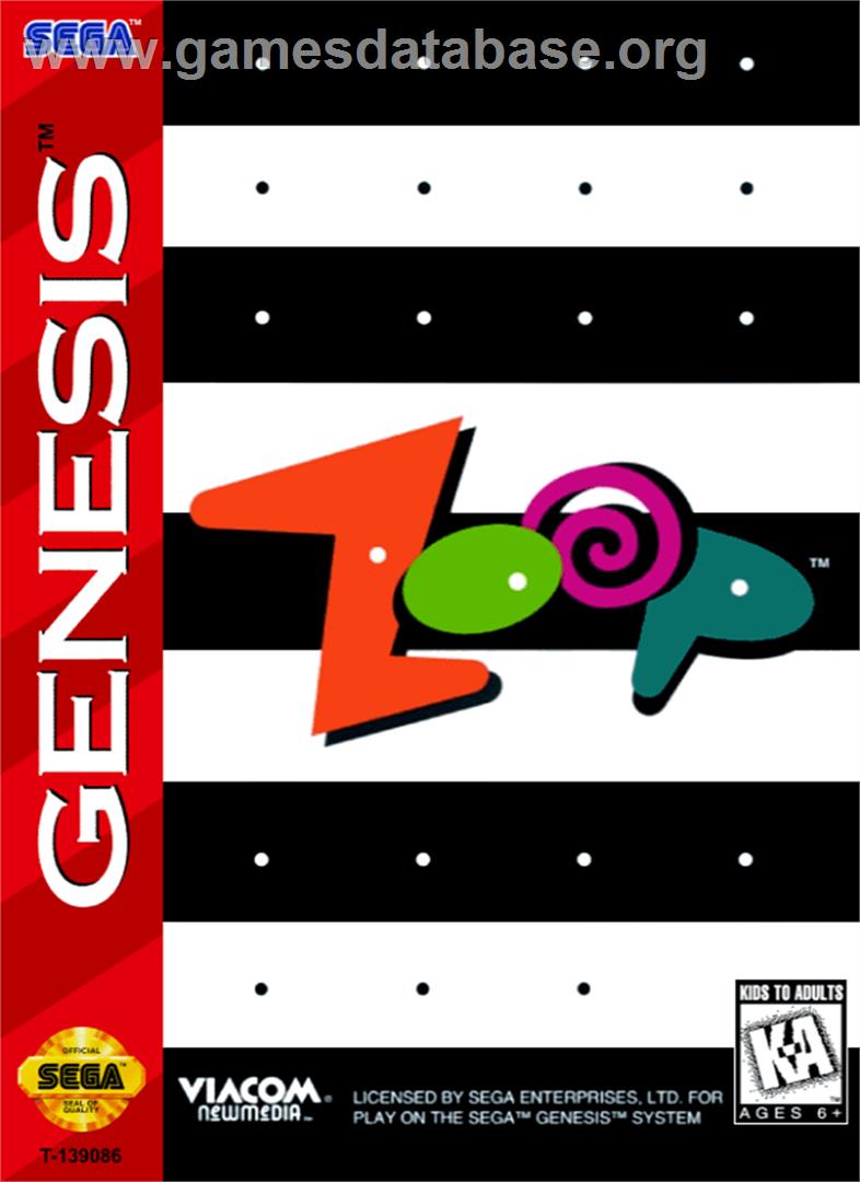 Zoop - Sega Genesis - Artwork - Box