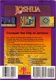 Box back cover for Joshua & the Battle of Jericho on the Sega Genesis.