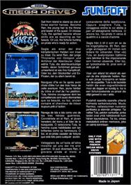 Box back cover for Pirates of Dark Water, The on the Sega Genesis.
