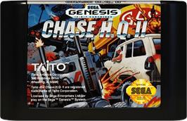 Cartridge artwork for Chase H.Q. 2 on the Sega Genesis.