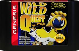 Cartridge artwork for Chester Cheetah: Wild Wild Quest on the Sega Genesis.