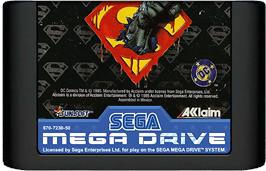 Cartridge artwork for Death and Return of Superman, The on the Sega Genesis.