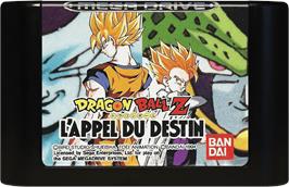 Cartridge artwork for Dragonball Z: L'Appel Du Destin on the Sega Genesis.