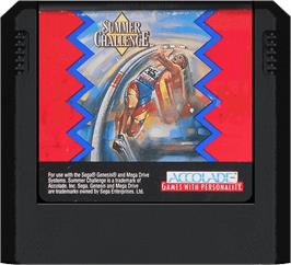 Cartridge artwork for Games: Summer Challenge, The on the Sega Genesis.