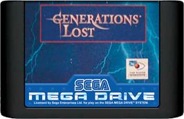 Cartridge artwork for Generations Lost on the Sega Genesis.