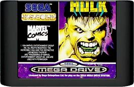 Cartridge artwork for Incredible Hulk, The on the Sega Genesis.