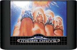 Cartridge artwork for Jewel Master on the Sega Genesis.
