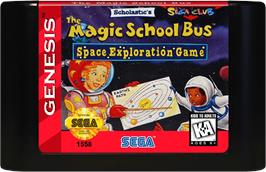 Cartridge artwork for Magic School Bus, The on the Sega Genesis.
