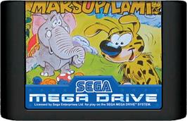 Cartridge artwork for Marsupilami on the Sega Genesis.