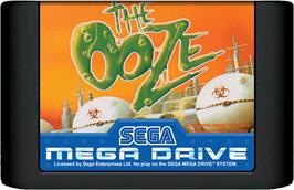 Cartridge artwork for Ooze, The on the Sega Genesis.