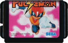 Cartridge artwork for Pulseman on the Sega Genesis.