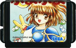 Cartridge artwork for Puyo Puyo on the Sega Genesis.