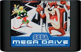 Cartridge artwork for Taz in Escape from Mars on the Sega Genesis.