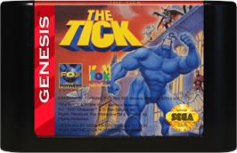 Cartridge artwork for Tick, The on the Sega Genesis.