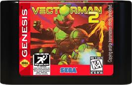 Cartridge artwork for Vectorman 2 on the Sega Genesis.