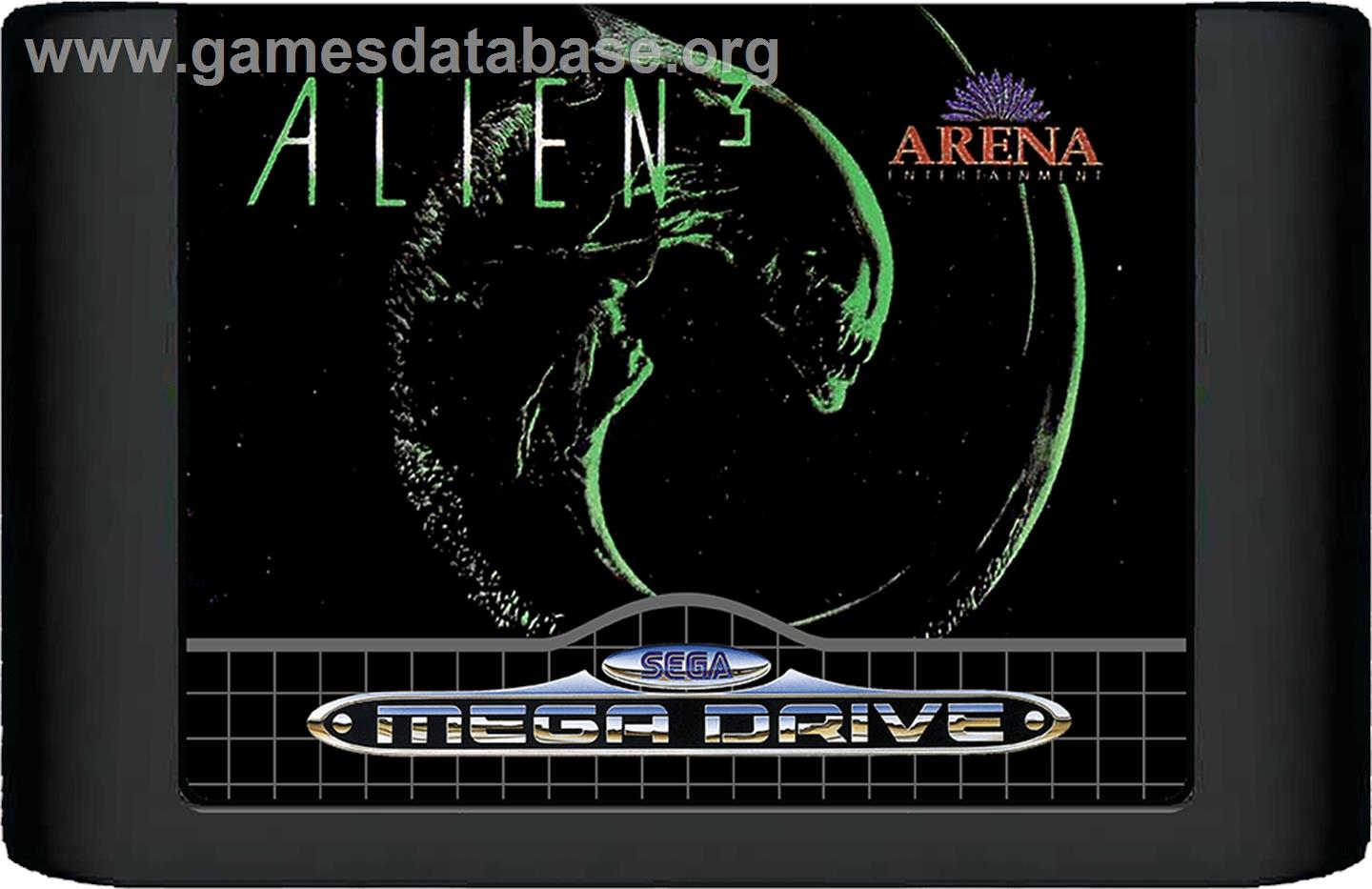 Alien³ - Sega Genesis - Artwork - Cartridge