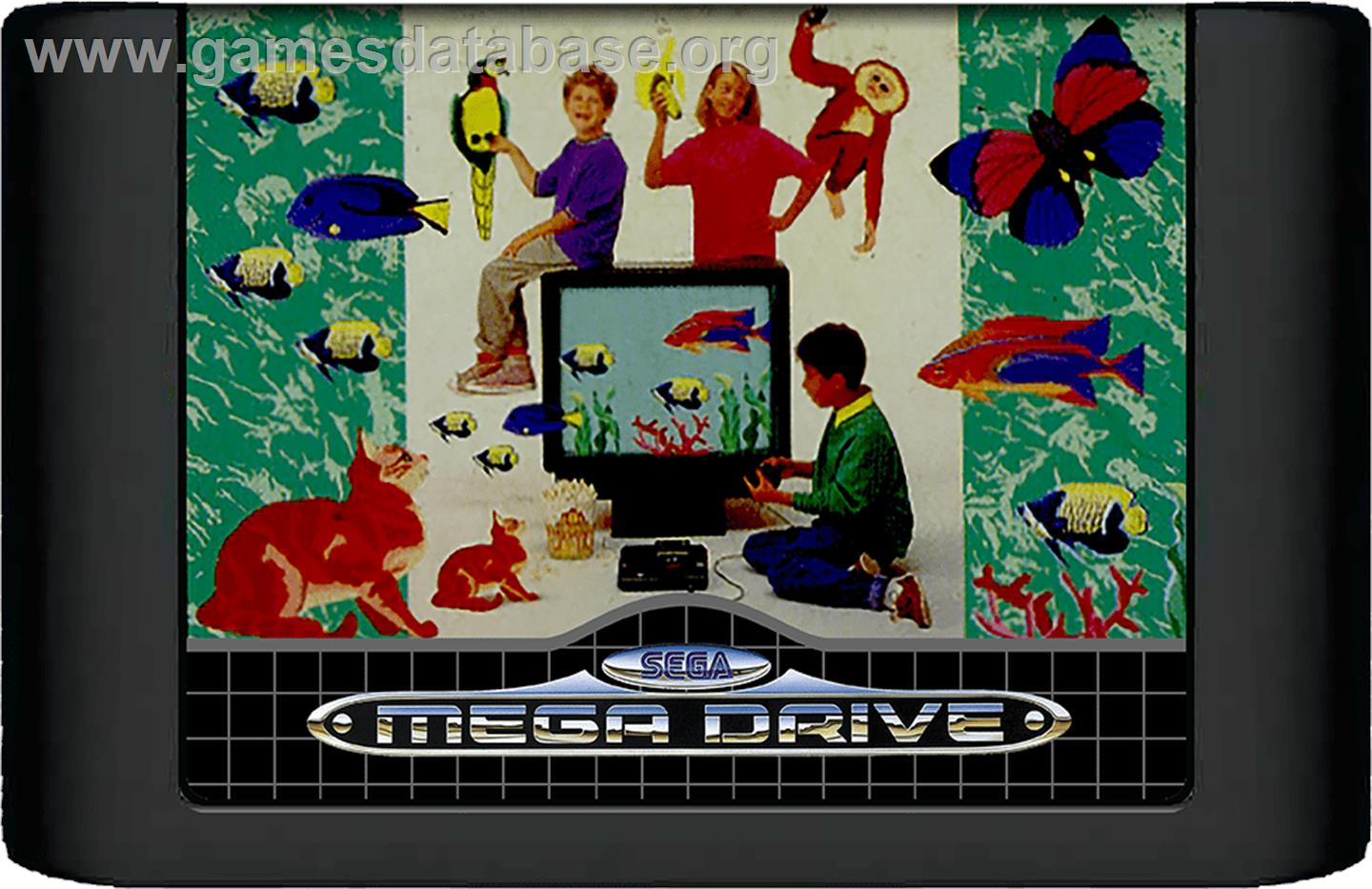 Art Alive - Sega Genesis - Artwork - Cartridge