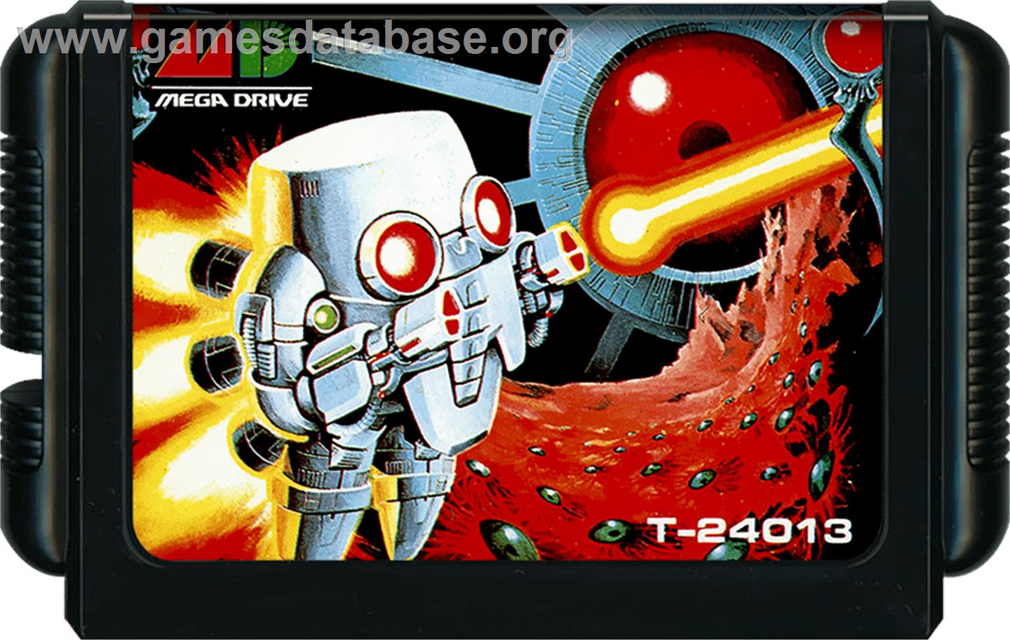 Atomic Robo-Kid - Sega Genesis - Artwork - Cartridge