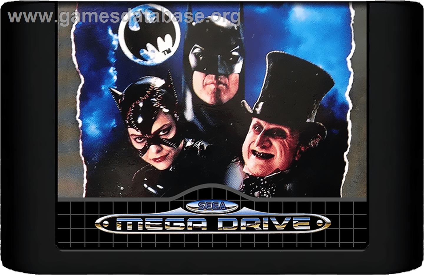 Batman Returns - Sega Genesis - Artwork - Cartridge