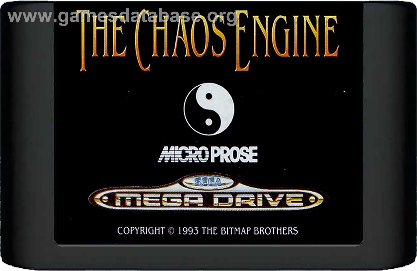 Chaos Engine, The - Sega Genesis - Artwork - Cartridge