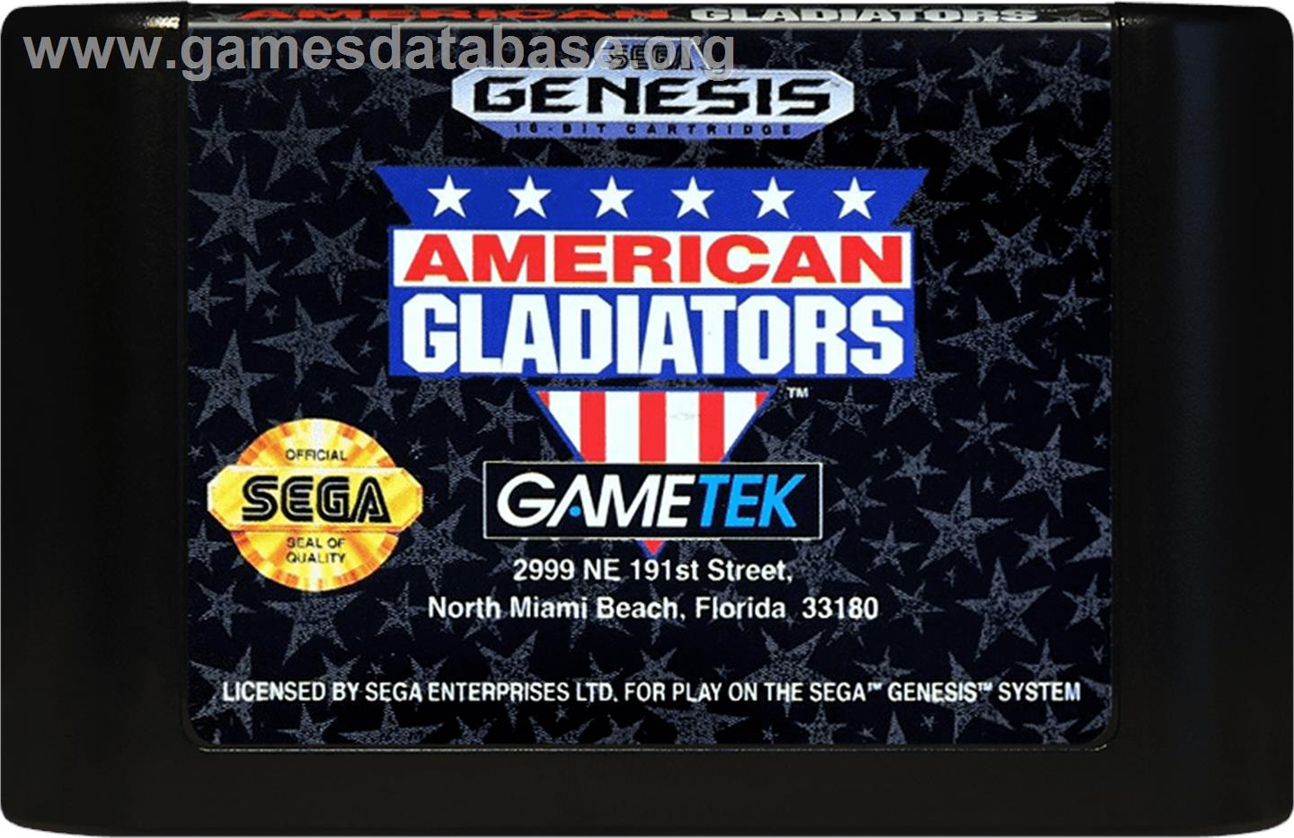 Global Gladiators - Sega Genesis - Artwork - Cartridge