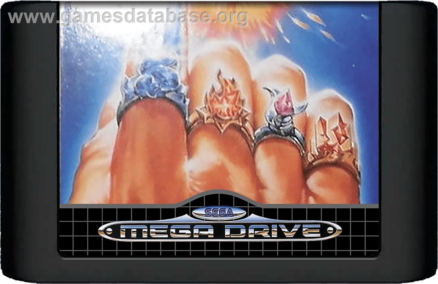 Jewel Master - Sega Genesis - Artwork - Cartridge