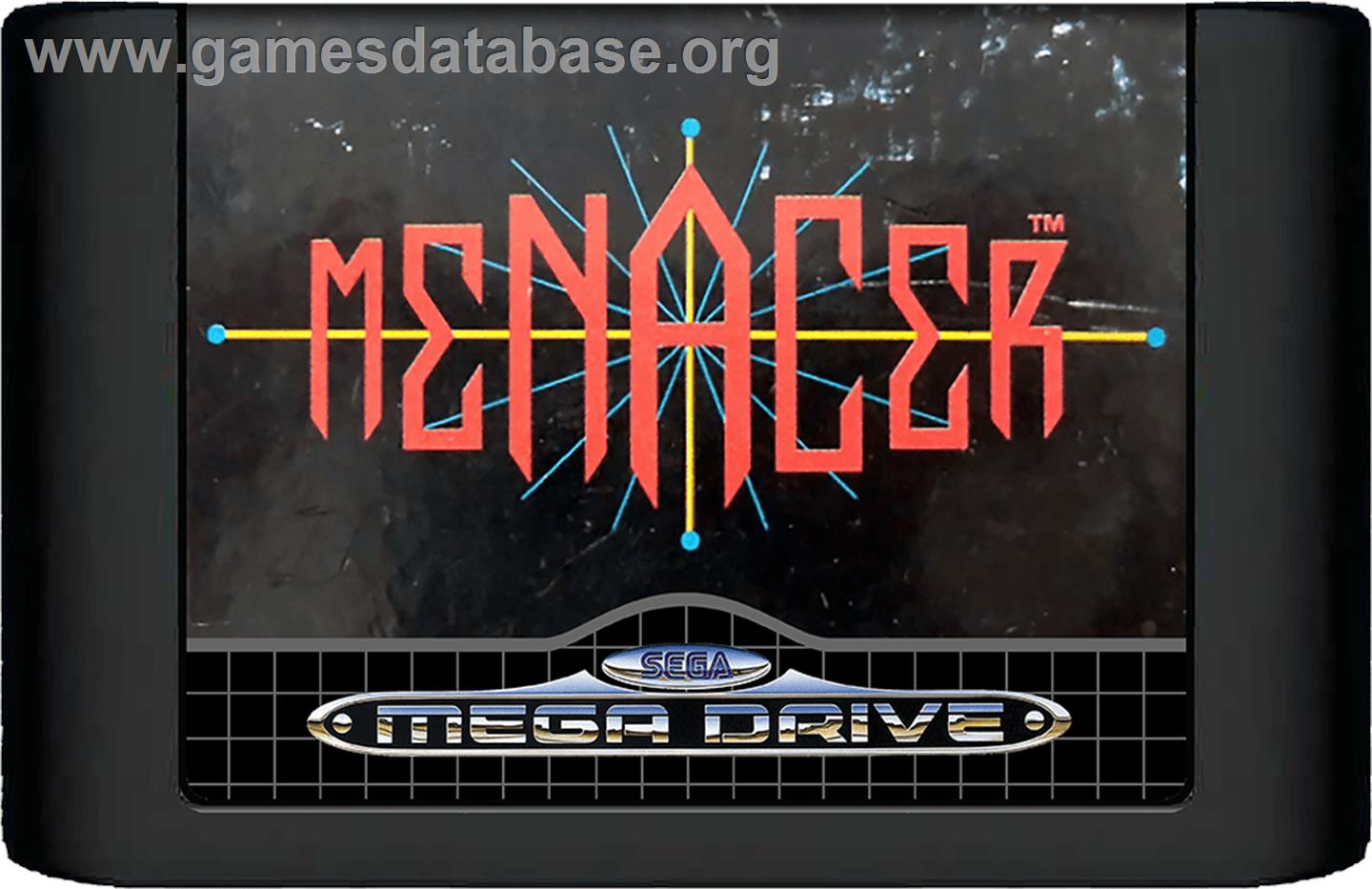 Menacer 6-Game Cartridge - Sega Genesis - Artwork - Cartridge
