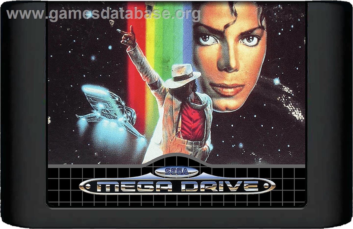 Michael Jackson's Moonwalker - Sega Genesis - Artwork - Cartridge
