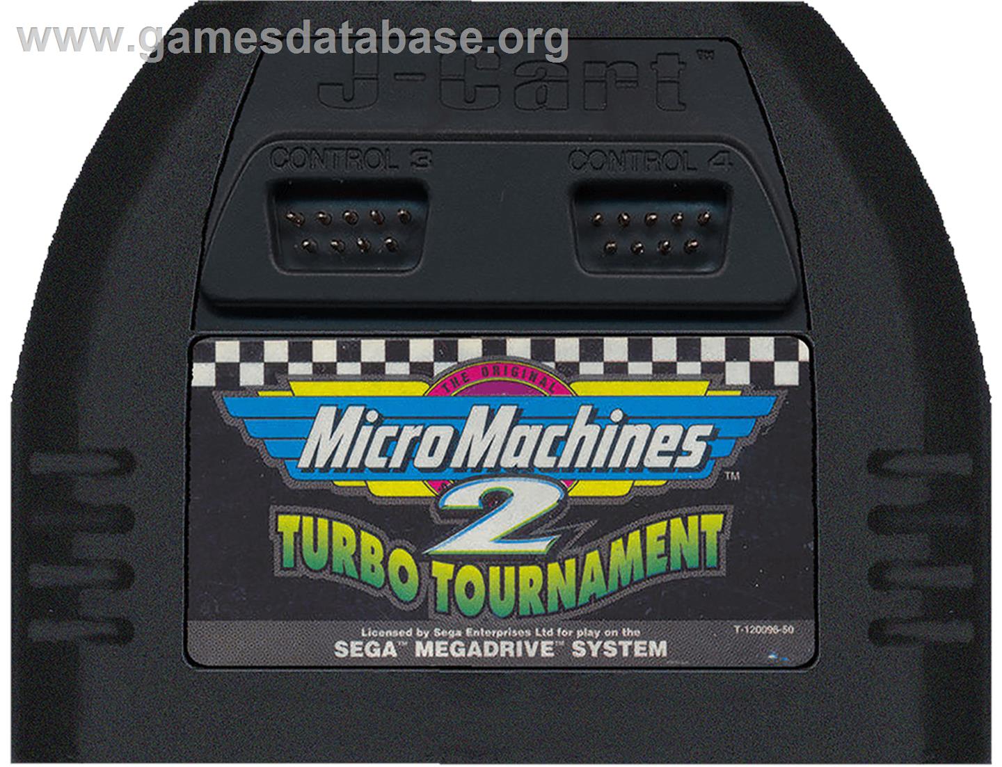 Micro Machines 2: Turbo Tournament - Sega Genesis - Artwork - Cartridge