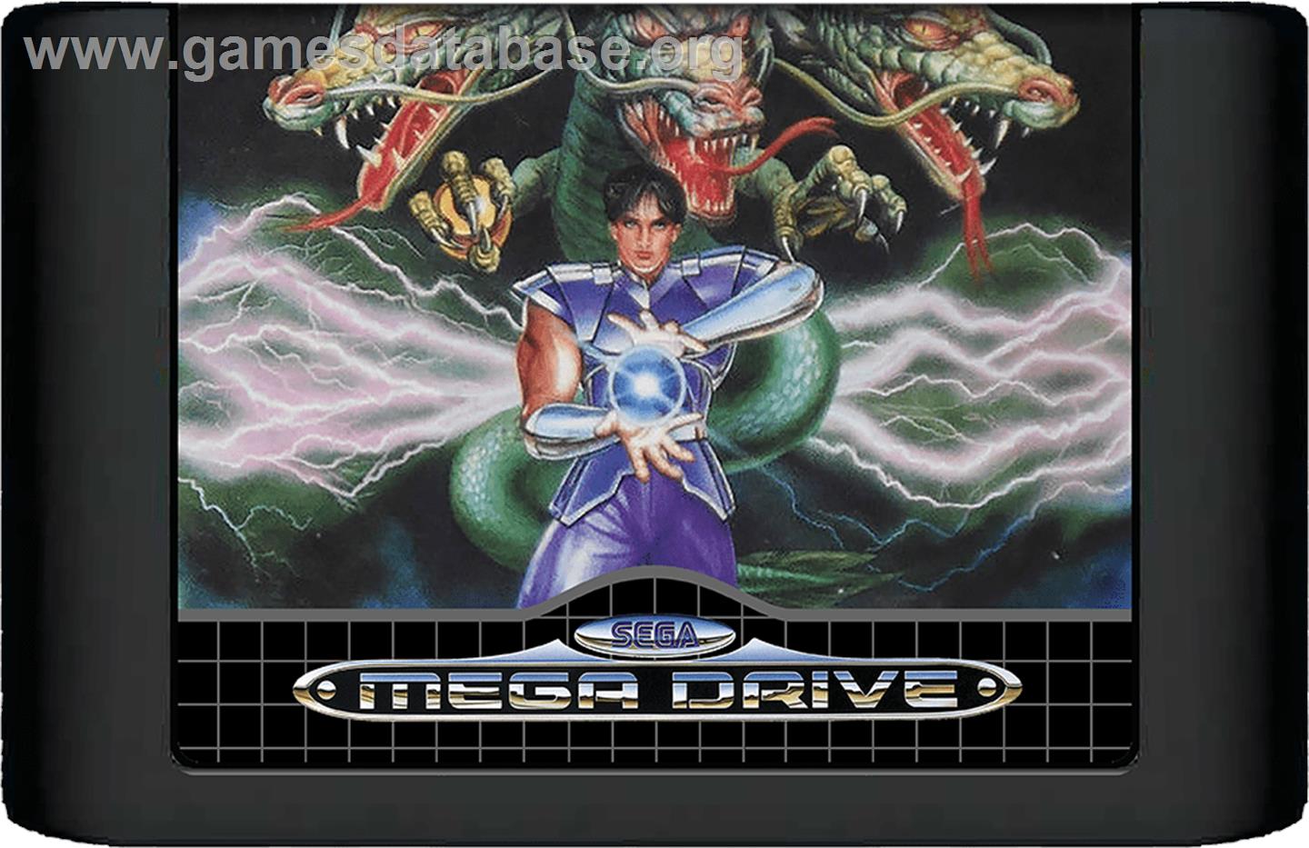 Mystic Defender - Sega Genesis - Artwork - Cartridge