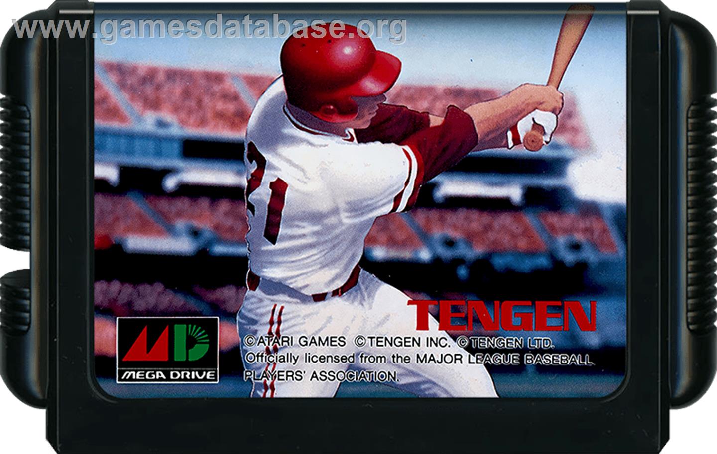R.B.I. Baseball 4 - Sega Genesis - Artwork - Cartridge