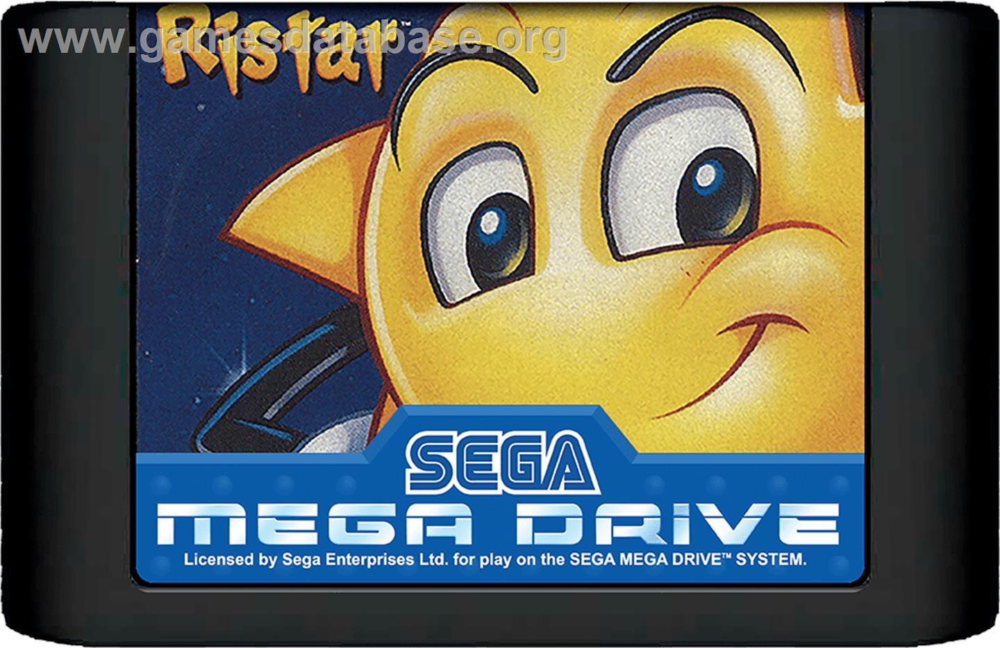 Ristar - Sega Genesis - Artwork - Cartridge